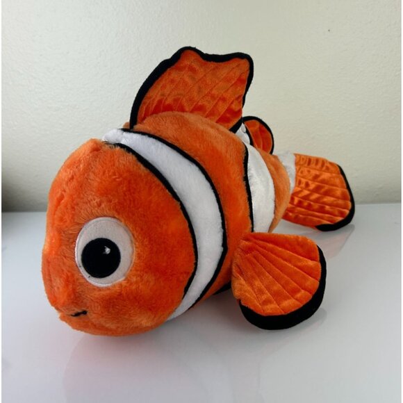 Nemo Disney Store Exclusive Finding Nemo Plush Stuffed Animal Clown Fish Toy Lg - Picture 5 of 12